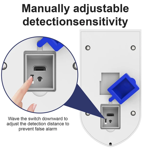 Alt view image 4 of 7 - Solar-Powered Infrared Alarm, IP65 Waterproof Rating with 120-decibel Alarm Sound, DIY Installation Suitable for deterring Wild Boars, Deer, Coyotes, and Raccoons. (B)