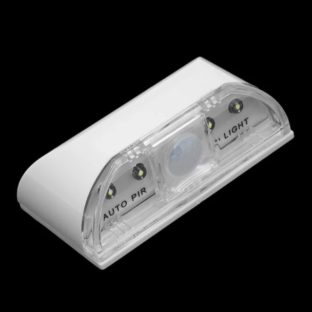 Alt view image 3 of 6 - Keyhole Light for Door Lock Motion Sensor Lights Indoor/Outdoor 2Pack White Wireless Night Light,Battery Operated,Auto On/Off Mini LED Light for Stairway, Closet, Cabinet, Hallway