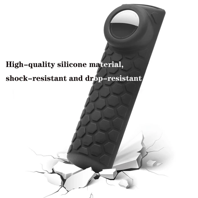 Alt view image 4 of 7 - Compatible Alexa 3rd Gen Remote Cover with Holder for Tracker, 2 in 1 Silicone Protective Sleeve for Tag Holder and TV 3rd GenRemote Control,Dark Blue