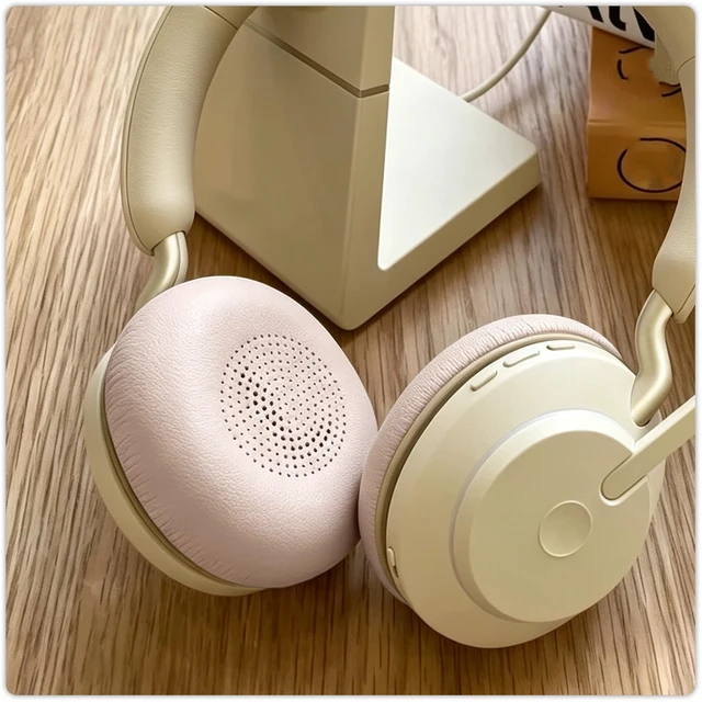 Alt view image 7 of 7 - Replacement Ear Pads for Jabra Evolve2 65 (Evolve 2 65MS 65UC MS UC)/Evolve2 40 (40UC 40MS USB)/Elite 45h On-Ear Wireless Headset, Earpads Ear Cushions Ear Cups Cover Repair Parts (Pink)