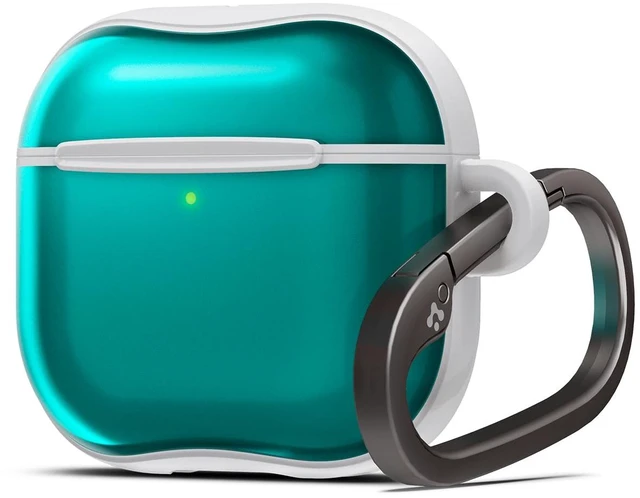 Main image of Ultra Hybrid Classic C1 for AirPods 5 / AirPods 4 Case (2026/2024) Retro Design Inspired by Apple iMacG3, Case Cover with Carabiner Key Chain, Bondi Blue