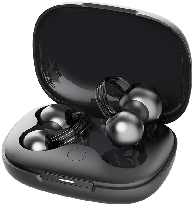 Main image of StarClip Open Ear Bluetooth Clip-On Headphones IP54 Sports Earbuds Soft silicone grips, 4D panoramic sound, IP54 sweat resistant, lightweight secure fit for running, gym and daily workouts