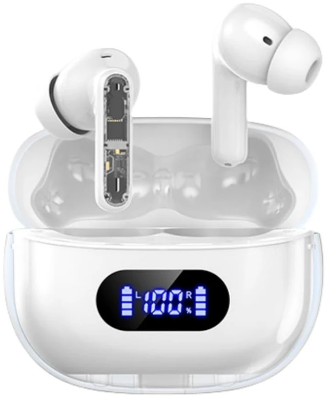 Main image of Wireless Earbuds P1 PRO Bluetooth Headphone with Clear Call Mics Earphones Wireless Bluetooth Ear Buds, Comfortable Fit, IPX7 Waterproof, Long Battery Life, 30H Playtime for Sports Workout