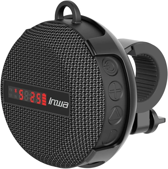 Alt view image 4 of 7 - Portable Bluetooth Speaker, Bike Speakers with Speed Display, Wireless Speaker with 480 Mins Super Long of Playtime. Decent Sound, Compact Size and Loudness for Riding, Hiking, Showering, Golfing