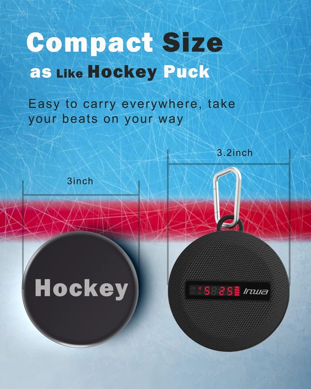 Alt view image 5 of 7 - Portable Bluetooth Speaker, Bike Speakers with Speed Display, Wireless Speaker with 480 Mins Super Long of Playtime. Decent Sound, Compact Size and Loudness for Riding, Hiking, Showering, Golfing