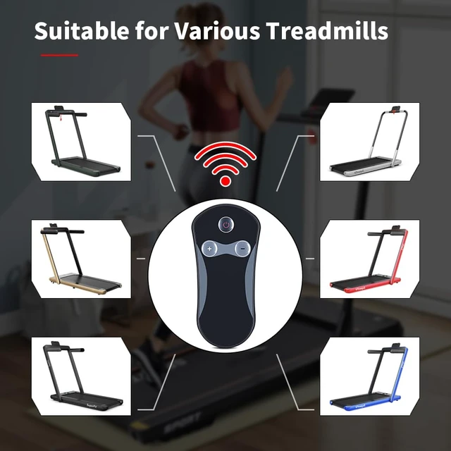Alt view image 5 of 7 - Running Machine Remote Control Replacement for Costway Two-in-one 2.25HP Running Machine,and Compatible with Gymax 2.25HP w/Dual Display Red and Goplus 2.5HP Superfit Folding Treadmill for Home
