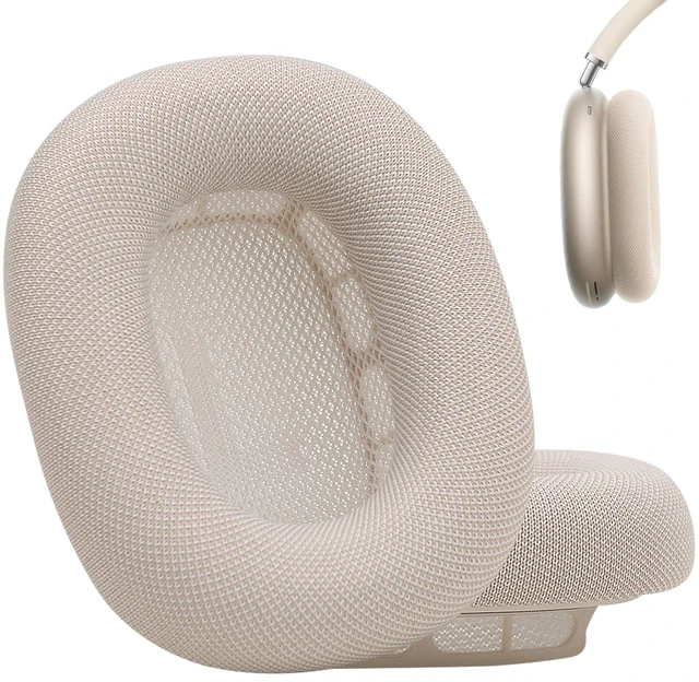 Main image of Starlight Ear Cushions Replacement for AirPods Max with Mesh Fabric, Silicone Gel& Soft Memory Foam (2024 Starlight)