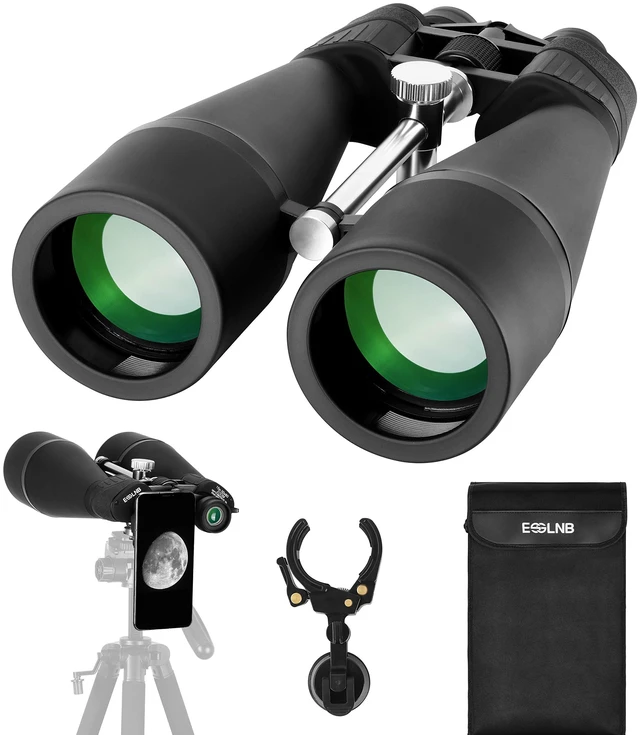 Main image of 15-30X80 Zoom Astronomy Binoculars with Built-in Tripod Mount Giant Binoculars with Phone Adapter and Case for Bird Watching Hunting and Stargazing