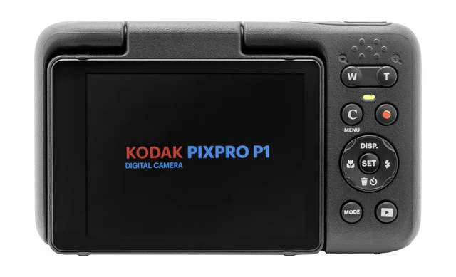 Alt view image 4 of 7 - PIXPRO P1 13MP Waterproof Digital Camera, Black Waterproof Shockproof Dustproof, 180 Degree Tilt Screen for Selfies and Vlogging, 3-Color Ring Light, 1080p Full HD Video
