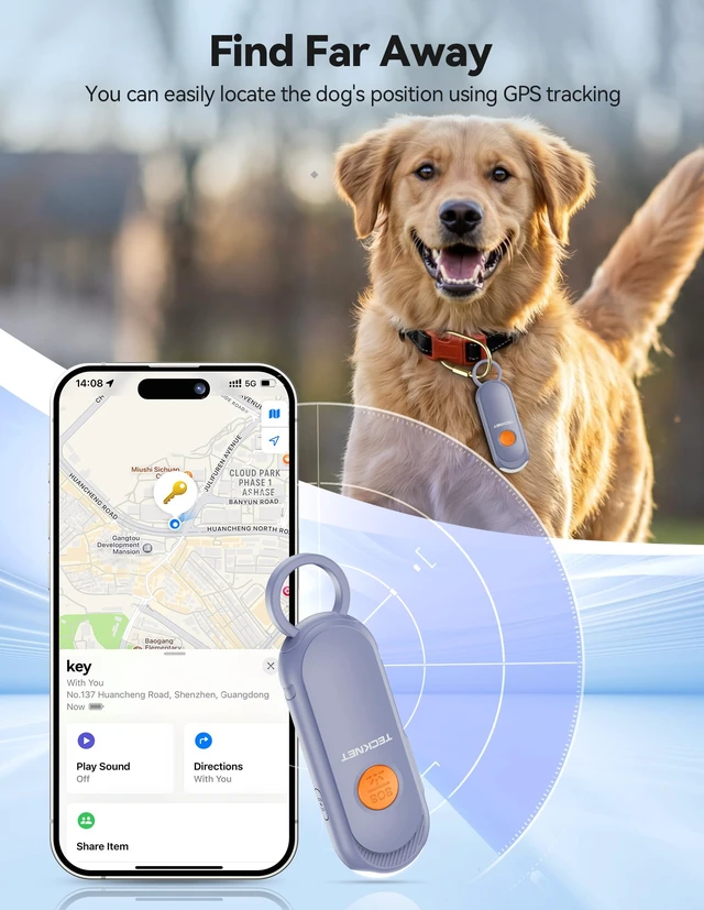 Alt view image 7 of 7 - Personal Safety Alarm, 130dB Rechargeable Alarm Keychain with LED Flashlight, Apple Find My Bluetooth Tracker, Safe Self Defense Alarm Emergency SOS for Women Students & Night Running