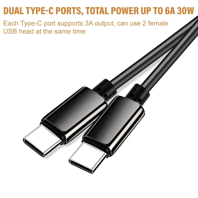 Alt view image 2 of 6 - DC 12V/24V to 5V 6A 30W Dual Type-C USB C Converter DC Buck Charging Module Electric Step Down Power Adapter
