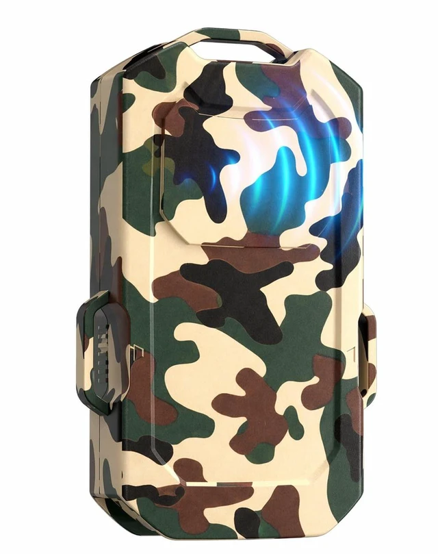 Main image of Wireless Radar Motion Detector Sensor, No Receiver, Desert Camo Add-On Accessory Only1/2 Mile Range, 50ft Detection, Weatherproof, Rechargeable Outdoor Security for Camping Home Driveway