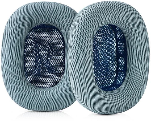 Main image of Ear Cushions for Apple AirPods Max Headphones Replacement Leather Earpads Sweat Proof Ear Cups Cushion Easy to Install with Magnet, Protein Leather and Memory Foam(Blue)
