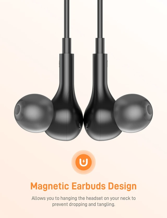 Alt view image 6 of 7 - USB C Headphones for Apple/iPhone Duo 18 17 16 15 Wired Earbuds with Case Soft Small in Ear Buds HiFi Type C USBC Earphones Corded Wire with Microphone Volume Control for Samsung S26 S25/Pixel 11 10