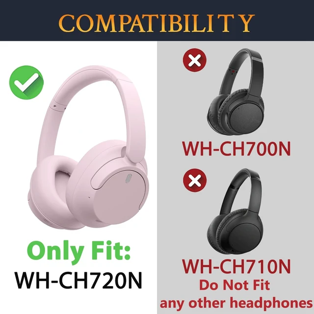 Alt view image 2 of 6 - Headband Hinge Swivel Rotation Joint Pivot Replacement Parts for Sony WH-CH720N(WHCH720N) Noise Canceling Wireless Headphone, Plastic Hanger Bracket Attachment Accessories - Pink
