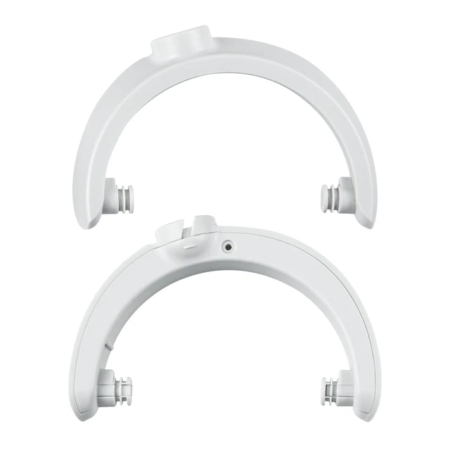 Alt view image 6 of 6 - Headband Hinge Swivel Rotation Joint Pivot Replacement Parts for Sony WH-CH720N(WHCH720N) Noise Canceling Wireless Headphone, Plastic Hanger Bracket Attachment Accessories - White