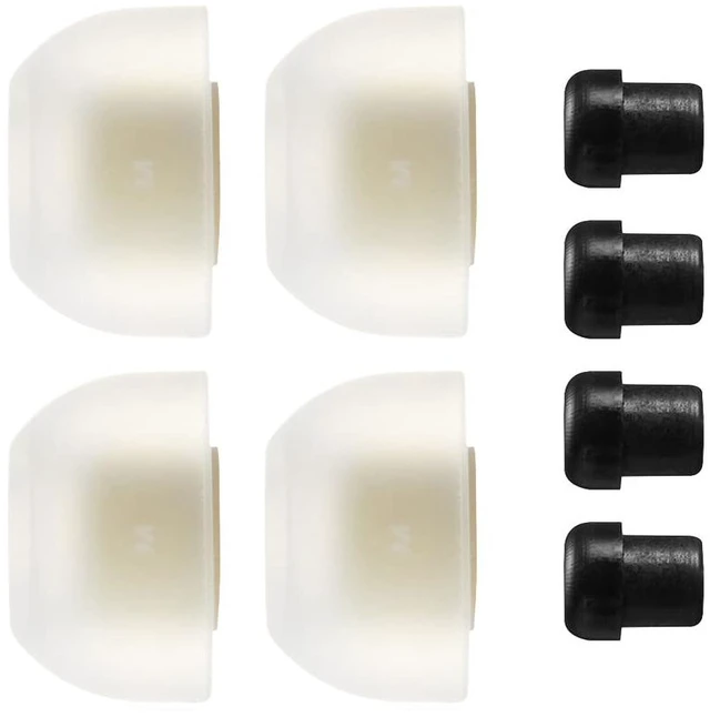 Alt view image 4 of 7 - MAX Standard Earbud Tips, Medical Silicone Replacement (M (2-Pair Set))