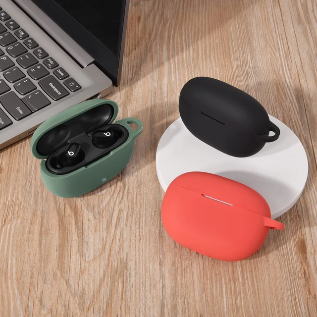 Alt view image 5 of 5 - Silicone Case Compatible with Beats Studio Buds Case 2021 Soft Protective Cover for Beats Wireless Earbuds with Keychain (Cactus Green)