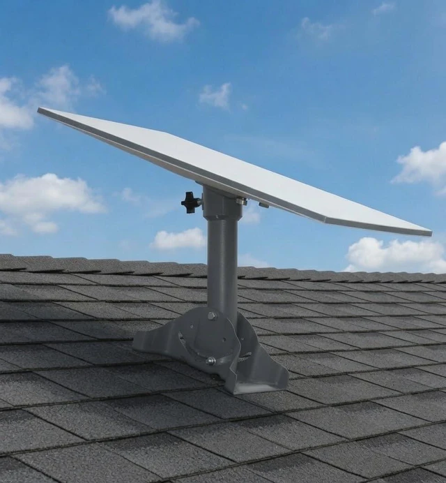 Main image of Starlink Generation 3 Heavy Duty Pivot Roof Mount Kit Compatible with Gen3 / V3 Starlink Standard Dish
