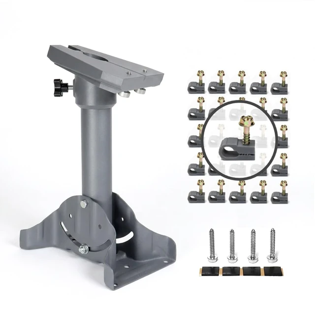 Alt view image 2 of 4 - Starlink Generation 3 Heavy Duty Pivot Roof Mount Kit Compatible with Gen3 / V3 Starlink Standard Dish