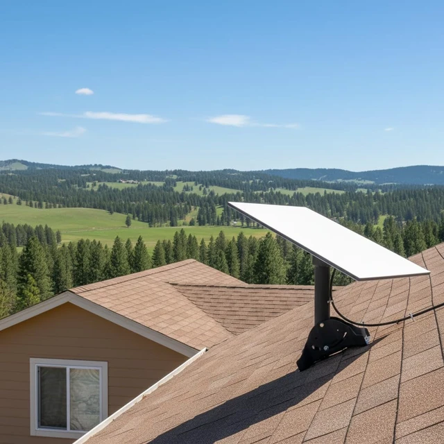 Alt view image 4 of 4 - Starlink Generation 3 Heavy Duty Pivot Roof Mount Kit Compatible with Gen3 / V3 Starlink Standard Dish