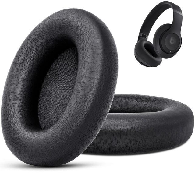 Main image of Ear Pads Replacement for Beats Studio Pro Wireless Earpad Cushion Protein Leather Strong Adhesive (Black)