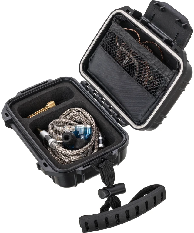 Main image of in Ear Monitor Hard Case - IEM, in Ears, Headphones, Earphones, Earbuds. Suitable for KZ ZS10/ZS10 Pro/ZSN/ZST/ZEX/AS10/AS16/ZSN Pro X/YINYOO CCZ Melody Compact - Two Sizes - ® (Large)