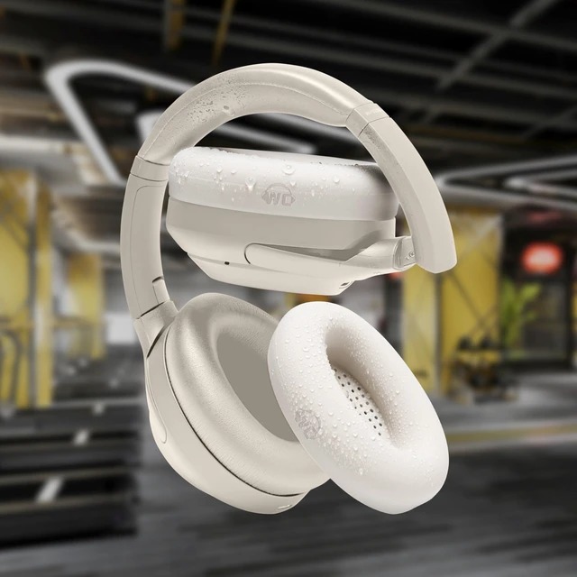Alt view image 7 of 7 - SweatZ XM4 - Patented Earpad Sweat Covers for Sony WH-1000XM4 Made by Wicked Cushions Made with Premium Silicone, Sweatproof & Easily Washable Beige