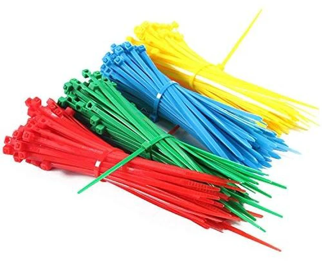 Alt view image 7 of 7 - 4 Inch length, 18lb Small size Self Locking Nylon Cable Zip Ties -1000 Piece (orange)