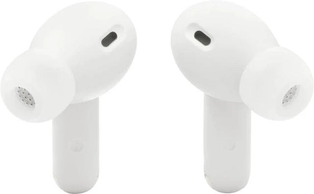 Alt view image 4 of 7 - Vibe Beam 2 True Wireless Noise Cancelling Earbuds Pure Bass Sound, Smart Ambient, 4 Mics, 40H Battery, IP54 Water Resistant (White) with Expo Gear Weather-Resistant Hard-Shell Case