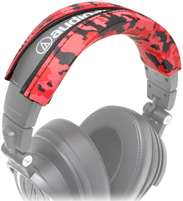 Main image of BandZ ATH - Headband Cover for Audio Technica ATH M50X & M50XBT Made by Wicked Cushions Also fits M50, M40X, M40, M40FS, M30X, M30, M20X & MSR7 Red Camo
