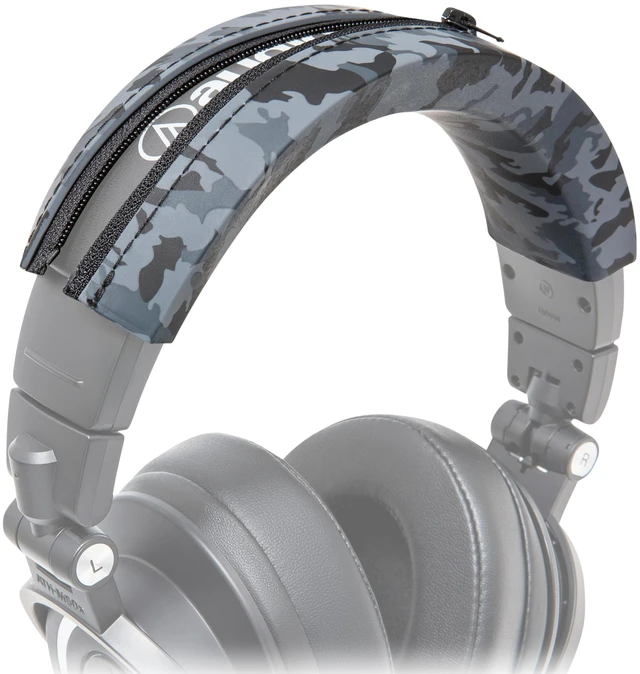 Main image of BandZ ATH - Headband Cover for Audio Technica ATH M50X & M50XBT Made by Wicked Cushions Also fits M50, M40X, M40, M40FS, M30X, M30, M20X & MSR7 Black Camo