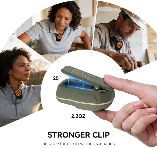 Alt view image 4 of 7 - Wearable Bluetooth Speaker, Magnetic Clip on Mini Speaker, TWS Built-in Mic Small Portable Speaker, IPX6 Waterproof, 2.2oz, 5.4 Bluetooth, Hands-Free Call, Gifts for Men Women, Outdoor Indoor Golf