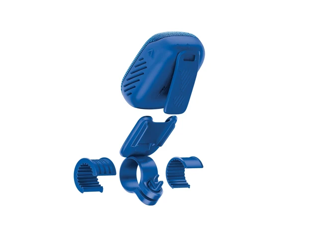 Alt view image 3 of 7 - Wind 3S - Slim Handlebar Bluetooth Speaker (Blue)
