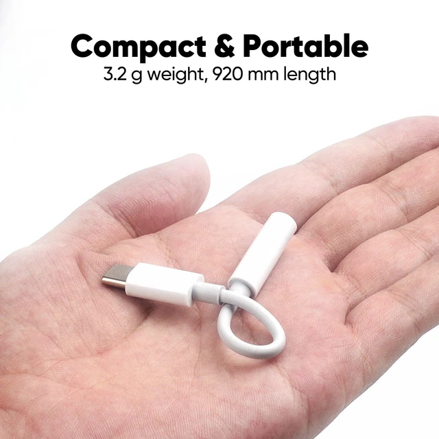 Alt view image 7 of 7 - USB C to 3.5mm Headphone Jack Adapter 20-Pack, HiFi Type C to AUX, White Multipack USBC to AUX Dongle for iPhone 17/16/15 Pro/Max, Samsung Galaxy S25/S24/S23 Ultra, iPad Pro, MacBook