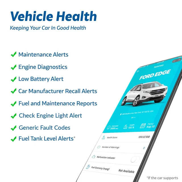 Alt view image 5 of 7 - Pro 4G No Monthly Fee 60 Seconds GPS, Live Map, Trip Replay, OBD GPS Tracker for Cars, Real Time GPS, 1 Year Data SIM, Teen Driving Alert Car Health Recall Fuel Report Activation Fee Reqd
