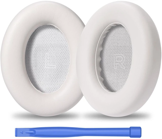 Main image of Replacement Earpads for Bose QuietComfort Ultra Headphones Premium Memory Foam Cushions, Soft Protein Leather, Noise Isolation, Easy Installation, for Bose QC Ultra (White Smoke)