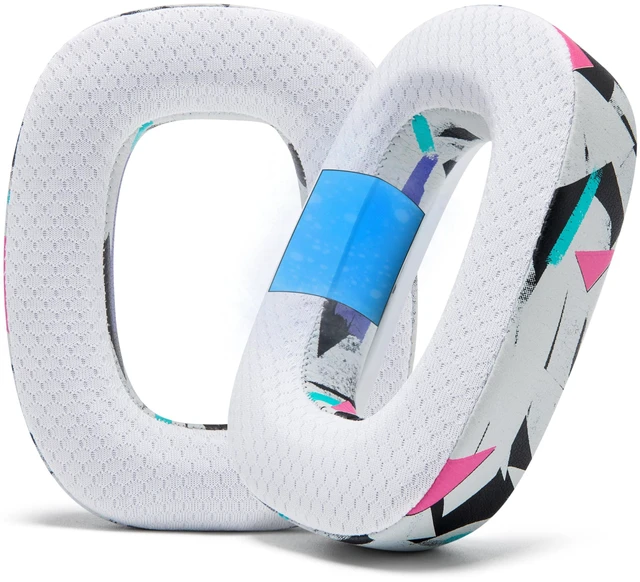 Main image of Freeze A30 - Cooling Gel Earpads for Logitech Astro A30 Made by Wicked Cushions Elevate Comfort, Durability, Thickness & Sound Isolation for Gaming 90's White