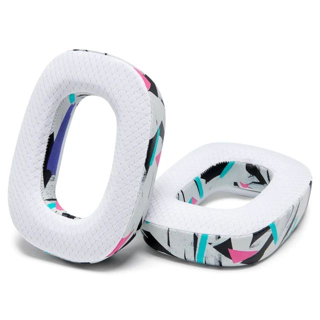 Alt view image 6 of 7 - Freeze A30 - Cooling Gel Earpads for Logitech Astro A30 Made by Wicked Cushions Elevate Comfort, Durability, Thickness & Sound Isolation for Gaming 90's White