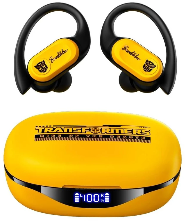 Main image of Earbuds T26 Pro, Bluetooth 5.4 Wireless Gaming Earbuds with Mic, Over Ear Earbuds with Earhooks, 65H Playtime, Deep Bass, IPX5 Waterproof (Bumblebee Yellow)