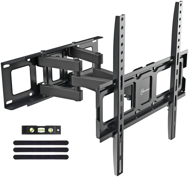 Main image of Dual Articulating Arms TV Wall Mount Bracket fits to Most 26-70 inch LED,LCD,OLED Flat Panel TVs, Tilt Full Motion Swivel 14.1" Extension, Max VESA 400X400mm,80lbs,Fits 12/16" Wood Stud by
