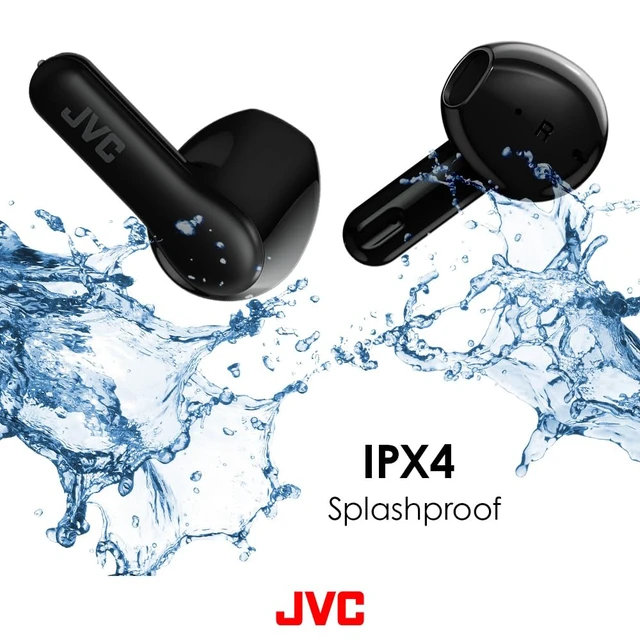 Alt view image 6 of 6 - True Wireless Earbuds Headphones, 11mm Neodymium Magnet Driver, Touch Sensor Operation, Bluetooth 5.1, Water Resistance (IPX4), Long Battery Life (up to 22 Hours) - HAA3TB (Black), Small