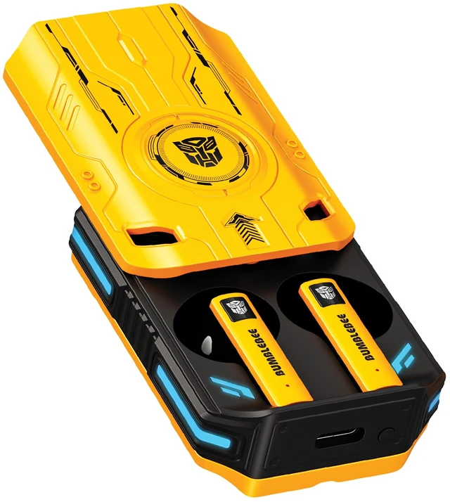 Main image of Earbuds T76, Bluetooth 6.0 Wireless Gaming Earbuds with Mic, Low Latency in Ear Earbuds, 13mm Drivers, HD Calling, 40H Playtime, Zinc Alloy Case (Bumblebee Yellow)