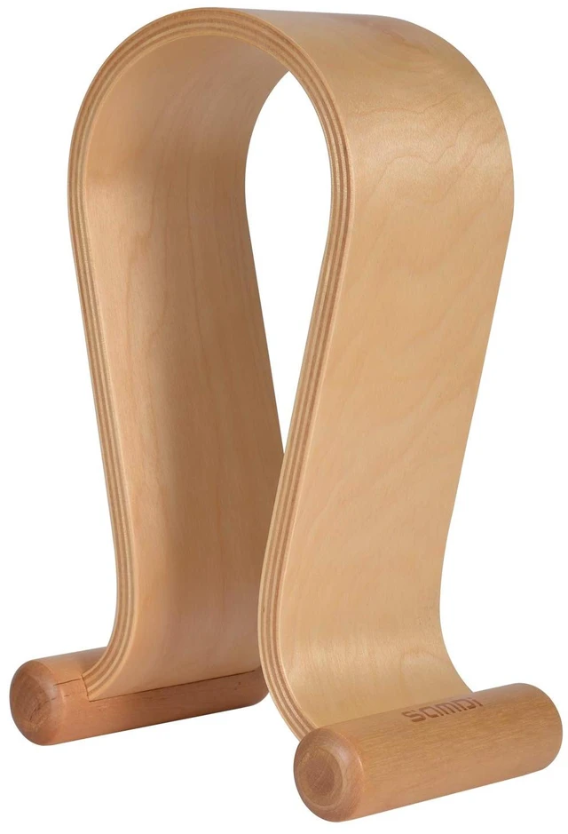 Main image of Leather Headphone Stand Headset Stand Headphone Holder Universal Gaming Headset Holder - Birch