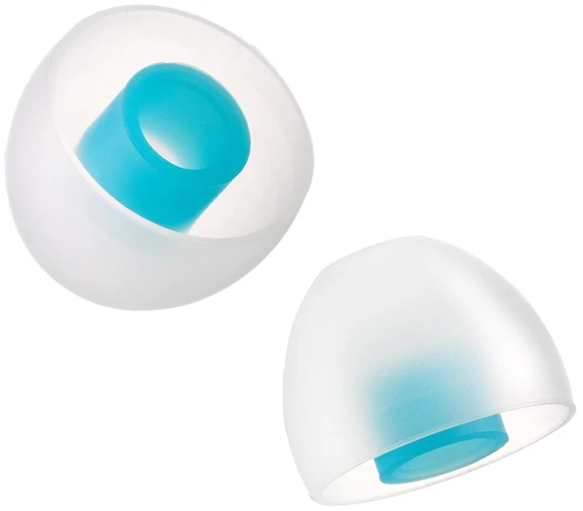 Main image of CP145 for IEM - L - Patented Silicone Eartips for Replacement, Secure Fit and Supreme Comfort (2 Pairs) (for Nozzle Diameter from 5-6mm)