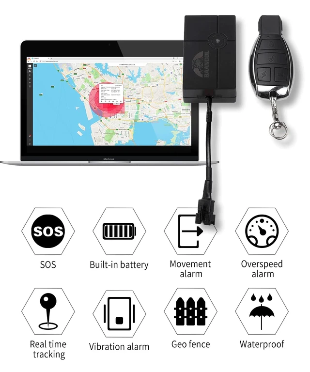 Alt view image 4 of 6 - 4G GPS Tracker for Vehicles BN-401B-L No Subscription Free APP & Platform Car Motorcycle Hidden Tracker Device Latin American Verison (BN-401B-L 4G)