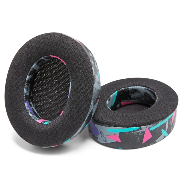 Alt view image 7 of 7 - Freeze Studio Pro - Cooling Gel Ear Pads for Beats Studio Pro Made by Wicked Cushions Does Not Fit Any Other Beats Headphones. Enhanced Foam & Stronger Adhesive 90's Black