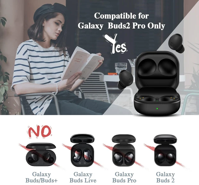 Alt view image 6 of 7 - Replacement Charging Case for Samsung Galaxy Buds Pro 2 SM-R510 Wireless Charger, 770mAh Battery, LED Indicator, Fast Charging