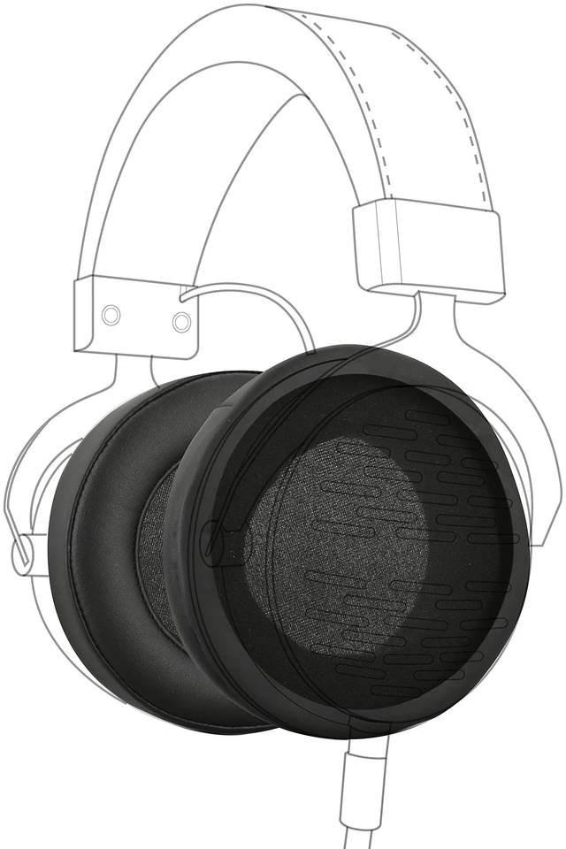 Main image of Headphone Earpads for Beyerdynamic DT 770 Pro, DT 990 Pro Premium Replacement Ear Pads Memory Foam Cushion Protein Leather