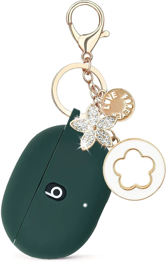 Main image of Case Compatible with Beats Studio Buds (2021) / Beats Studio Buds + (2023) Silicone Protective Case for Beats Wireless Earbuds with Keychain (Midnight Green)